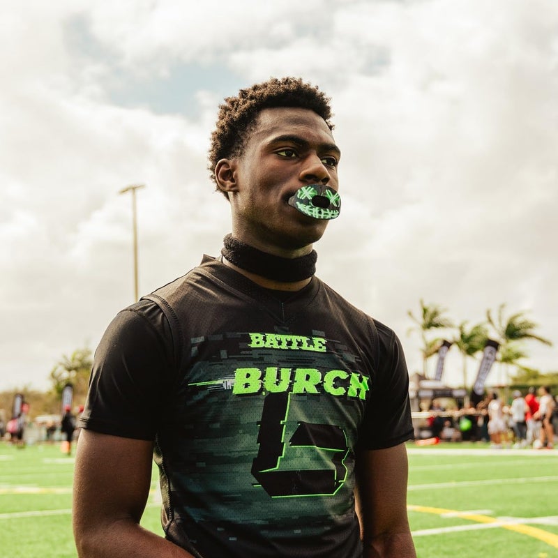 Battle Sports Oxygen Football Mouthguard - Football Mouth Guard with Strap, Superior Airflow & Better Performance, Maximum Breathability, Works with Braces (CBFW) - Image 2